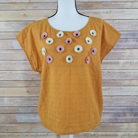 Madewell Tops - Madewell XL 3D Flower Top